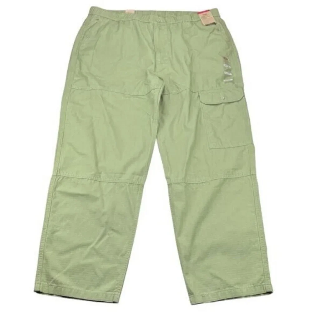 Levi's Patch Pocket Cargo Trousers Size XXL Aloe Ns Rpstp Green